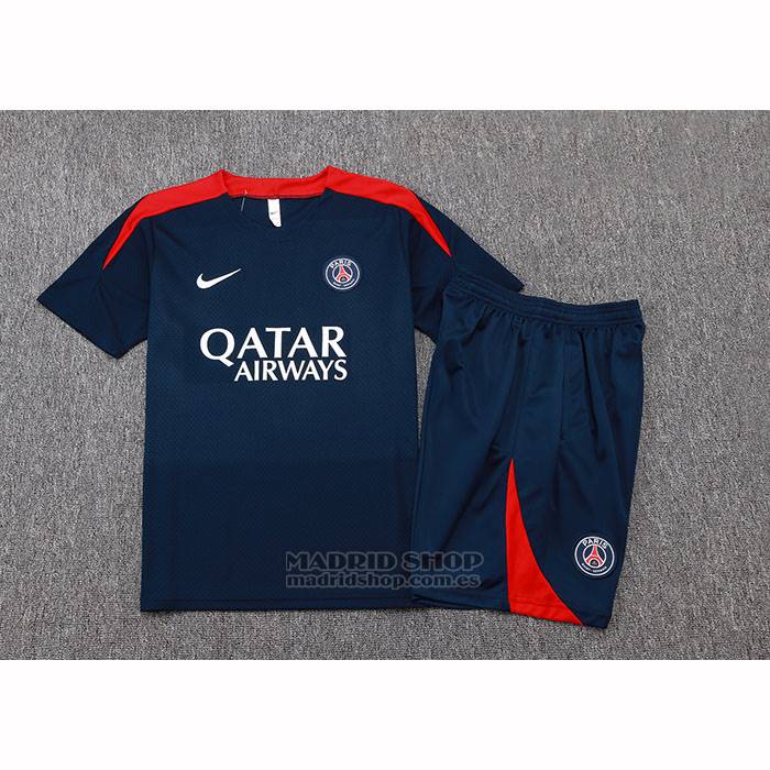 Chandal del Paris Saint-Germain Manga Corta 2025-2026 Azul - Pantalon Corto